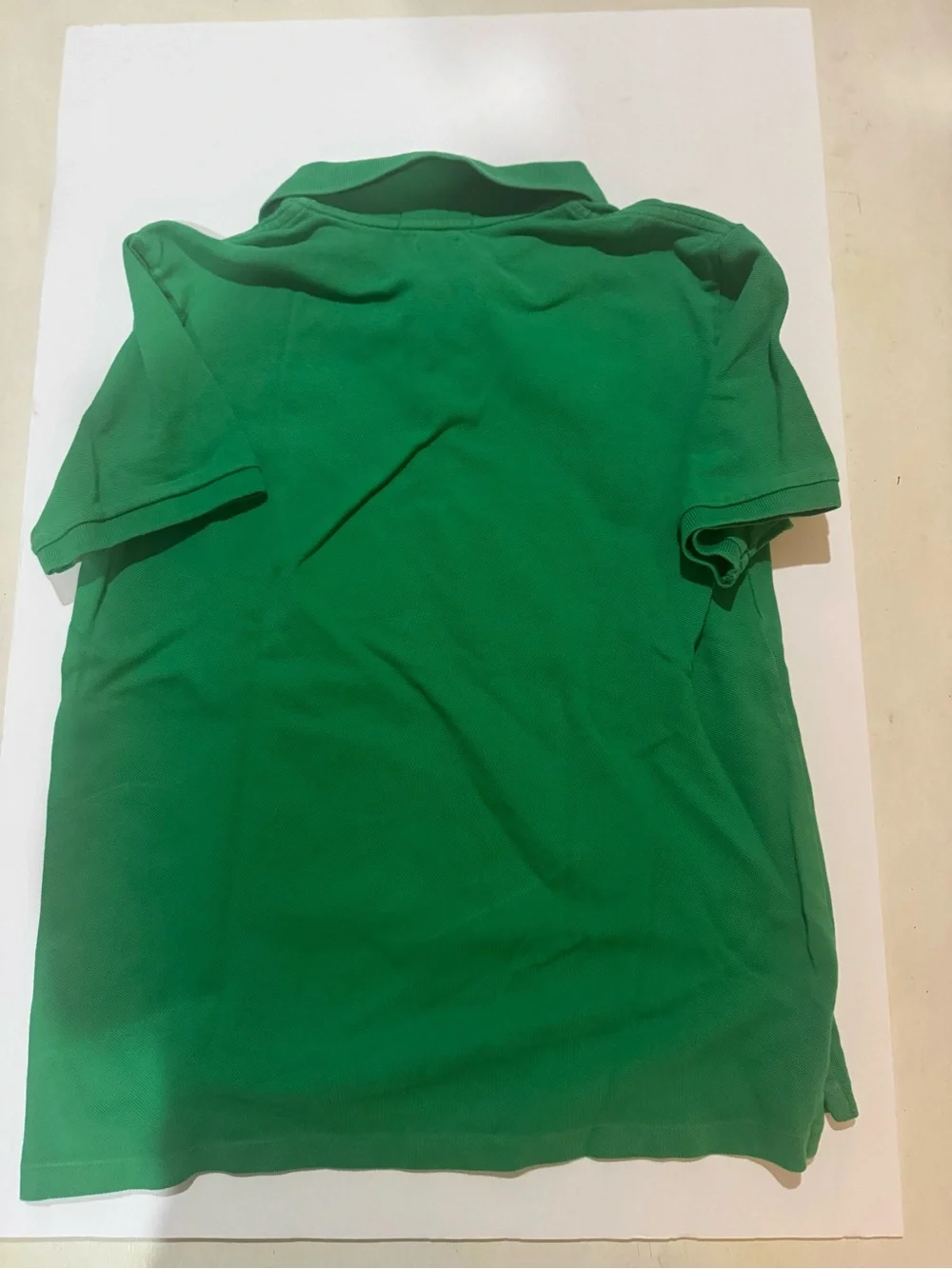 Ralph Lauren Boys Green Polo Shirt with Blue Pony